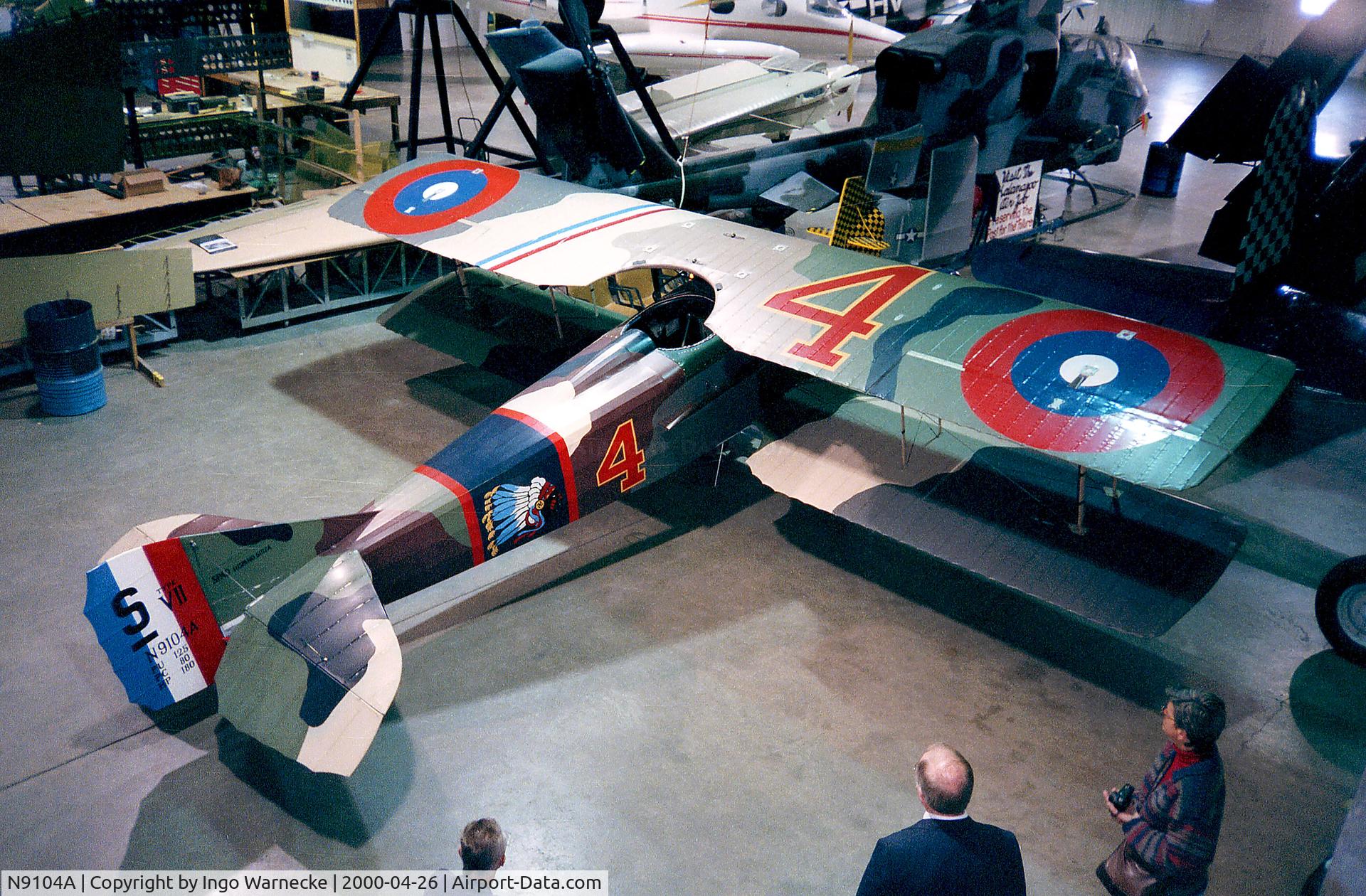 N9104A, 1978 SPAD S-VII Replica C/N C-7, Swanson SPAD VII replica at the Air Zoo, Kalamazoo MI