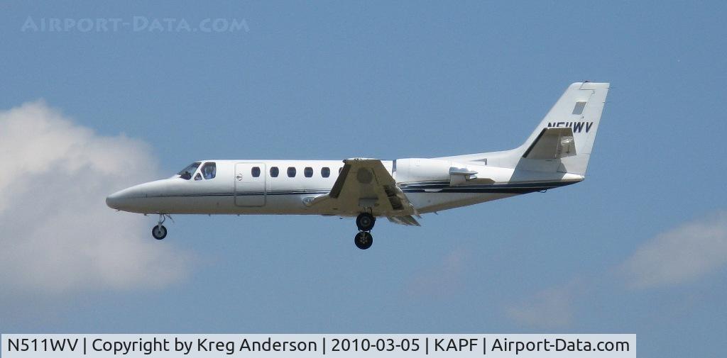 N511WV, 1991 Cessna 560 Citation V C/N 560-0138, Arriving on runway 32