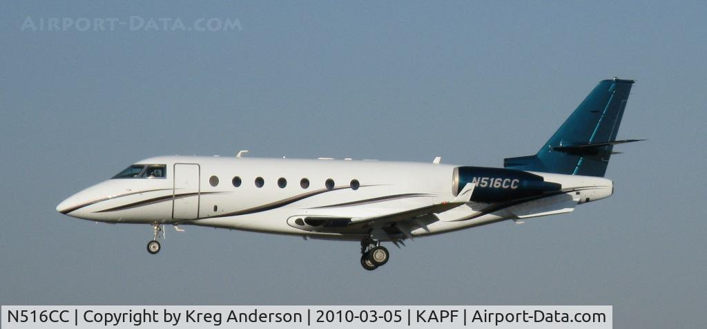 N516CC, 2000 Israel Aircraft Industries IAI-1126 Galaxy C/N 020, Arriving on runway 32. New aircraft type for me