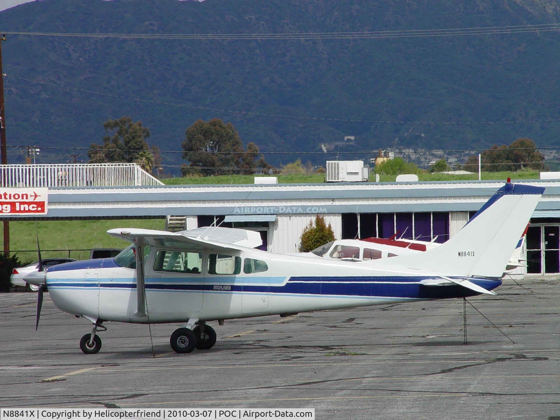N8841X, 1961 Cessna 182D Skylane C/N 18253241, Parked near Ballard Aviation