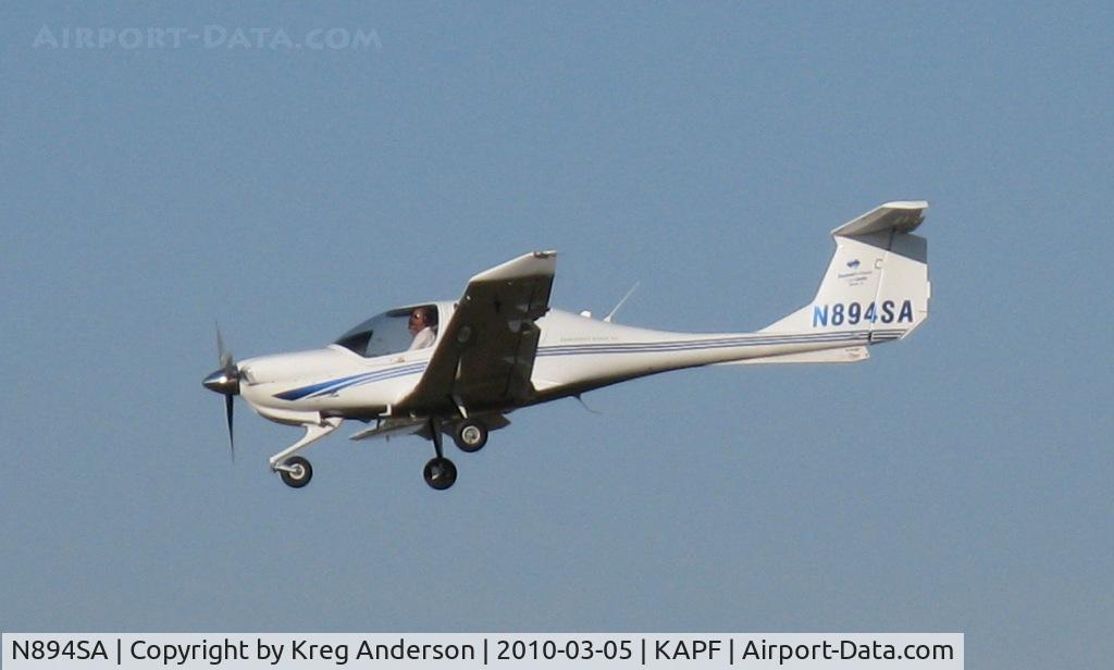 N894SA, 2007 Diamond DA-40 Diamond Star C/N 40.759, Arriving on runway 32