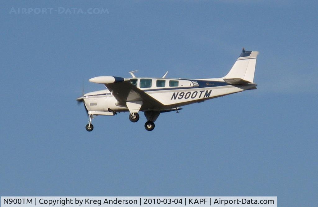 N900TM, 1978 Beech A36 Bonanza 36 C/N E-1302, Arriving on runway 32