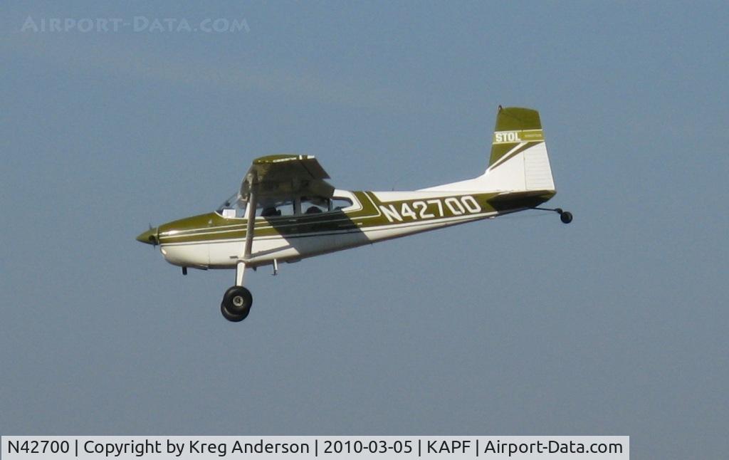 N42700, 1973 Cessna 180J C/N 18052371, Arriving on runway 32