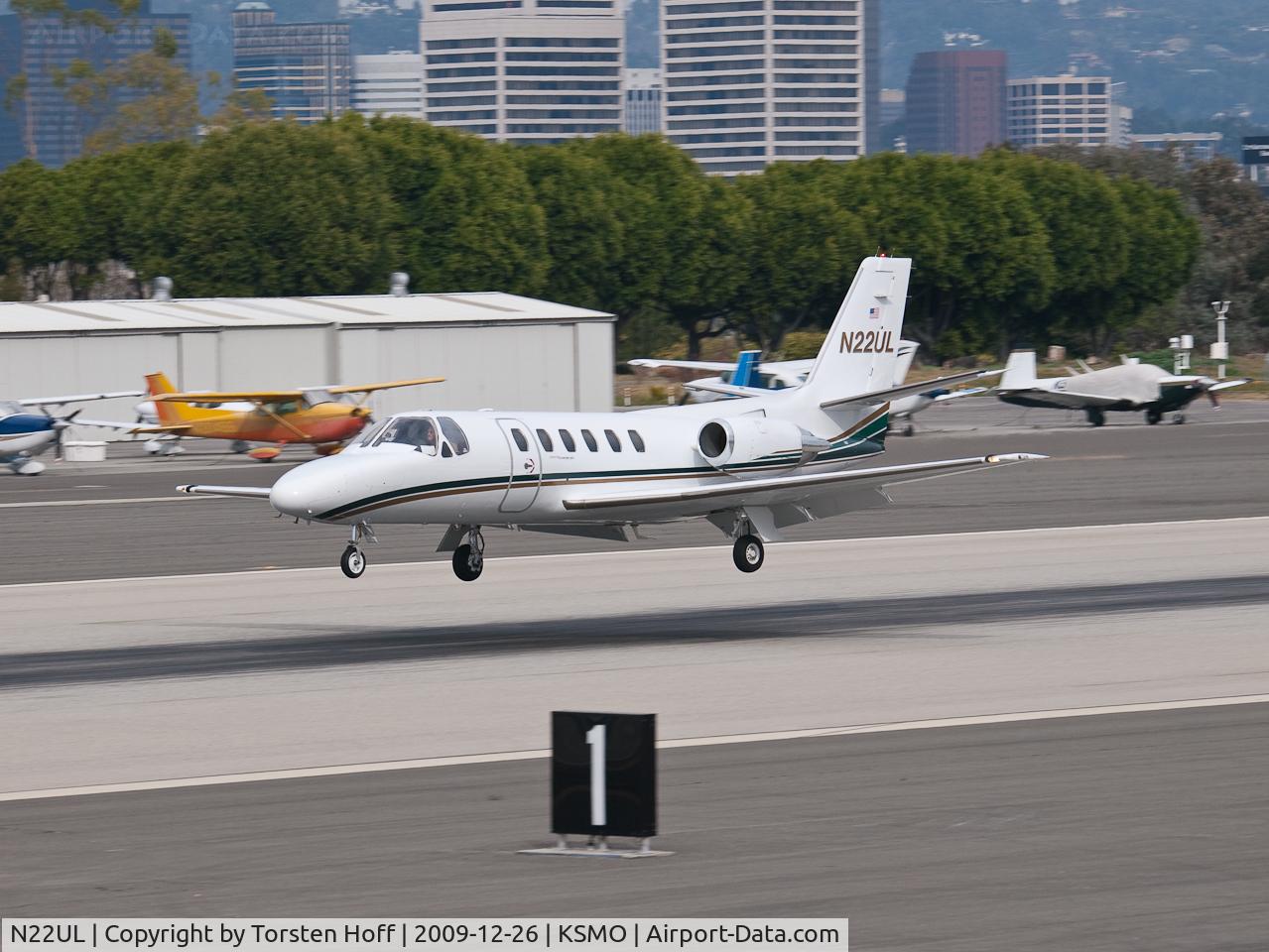 N22UL, 1985 Cessna S550 Citation IIS C/N S550-0039, N22UL arriving on RWY 21
