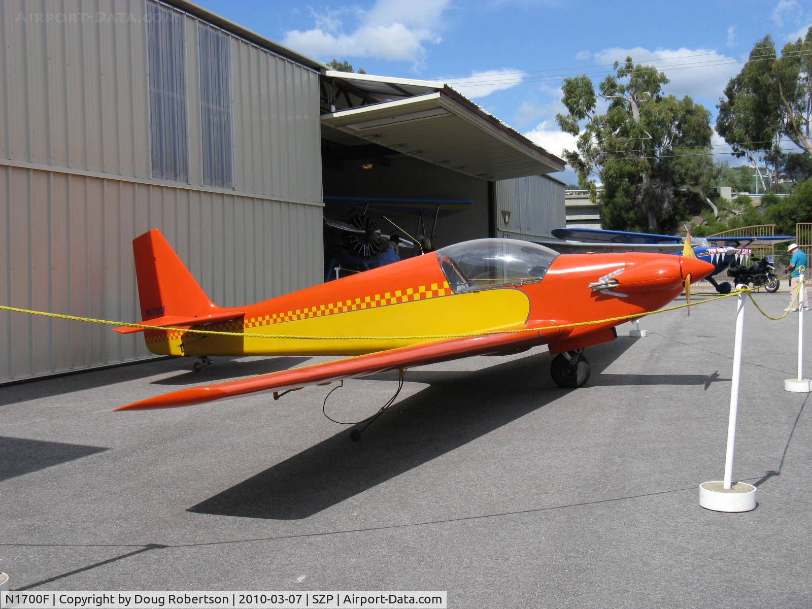 N1700F, 1967 Sportavia-Putzer Fournier RF-4D C/N 4054, 1967 Sportavia-Putzer FOURNIER R.F.4.D motor-glider, Rectimo (VW) 4AR 1200 modified to 1,400 c.c. 40 Hp, museum exhibit