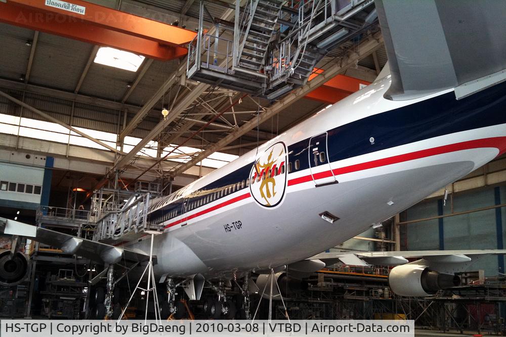 HS-TGP, 1994 Boeing 747-4D7 C/N 26610, Color scheme for 50 anniversary of Thai Airways Int'l