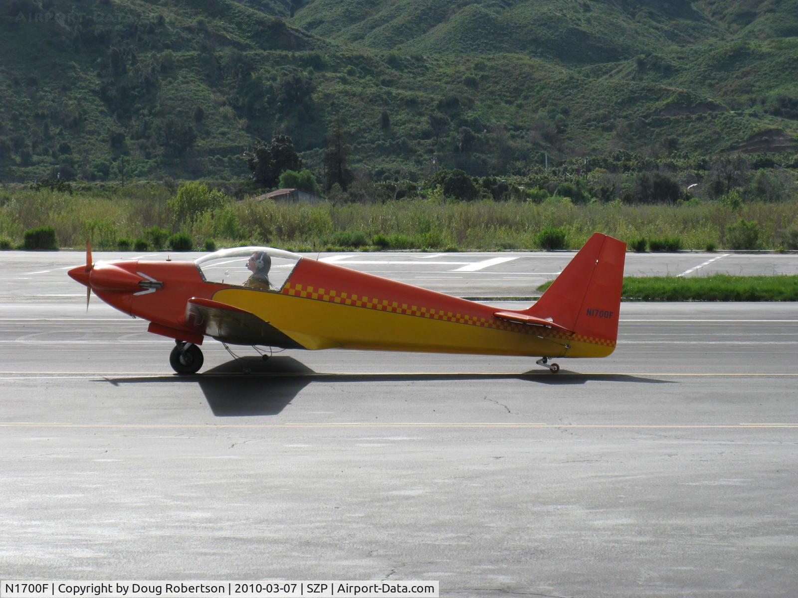 N1700F, 1967 Sportavia-Putzer Fournier RF-4D C/N 4054, 1967 Sportavia-Putzer FOURNIER R.F.4.D motor-glider, Rectimo (VW) 4AR 1200 modified to 1,400 c.c. 40 Hp, taxi to Rwy 22