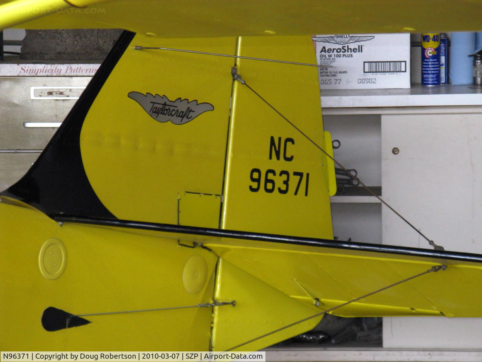N96371, 1946 Taylorcraft BC12-D Traveler C/N 8671, 1946 Taylorcraft BC-12D TRAVELER, Continental A&C65 65 Hp, logo
