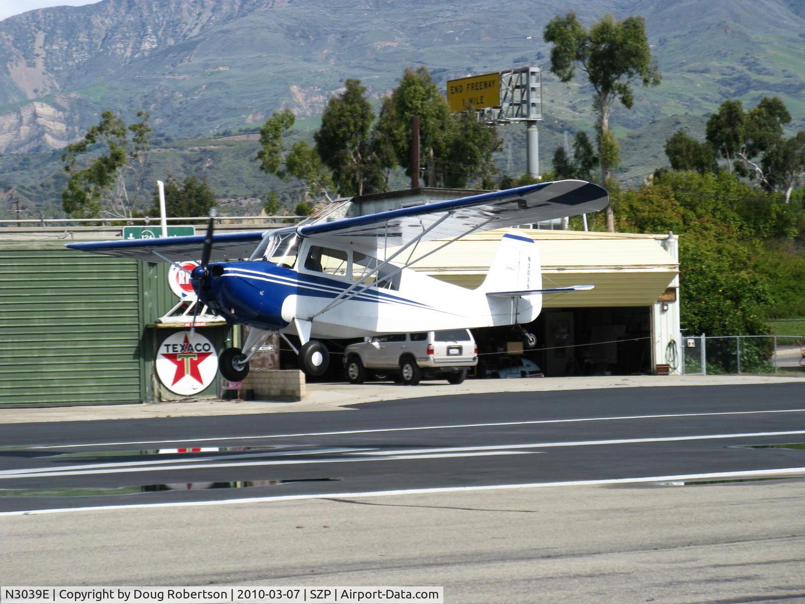N3039E, 1946 Aeronca 7AC Champion C/N 7AC-6625, 1946 Aeronca 7AC CHAMPION, Continental O-200 100 Hp upgrade by STC, on short final Rwy 22
