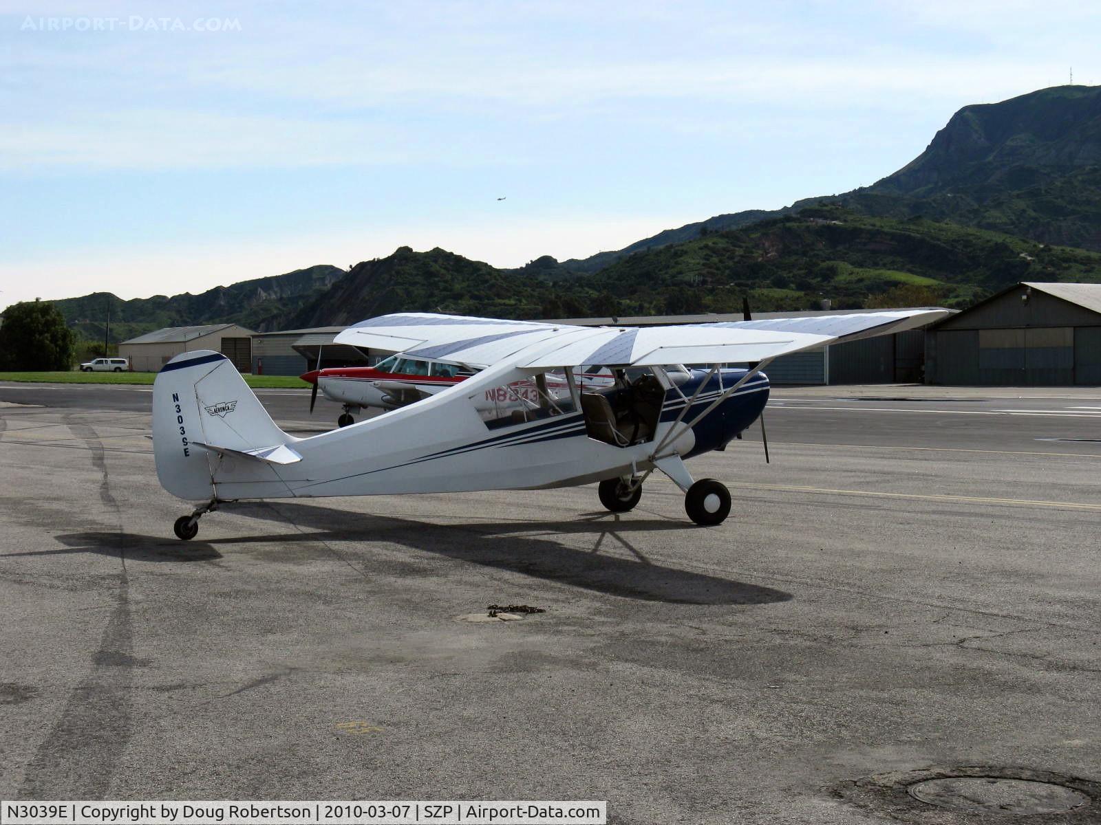 N3039E, 1946 Aeronca 7AC Champion C/N 7AC-6625, 1946 Aeronca 7AC CHAMPION, Continental O-200 100 Hp upgrade by STC