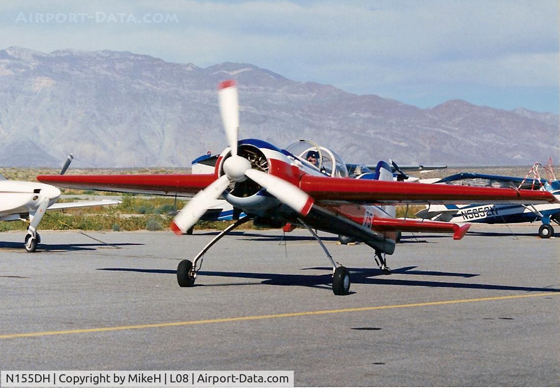 N155DH, 1995 Yakovlev Yak-55M C/N 950901, Me taxiing in after a flight in the aerobatic box (my last flight in the 55)