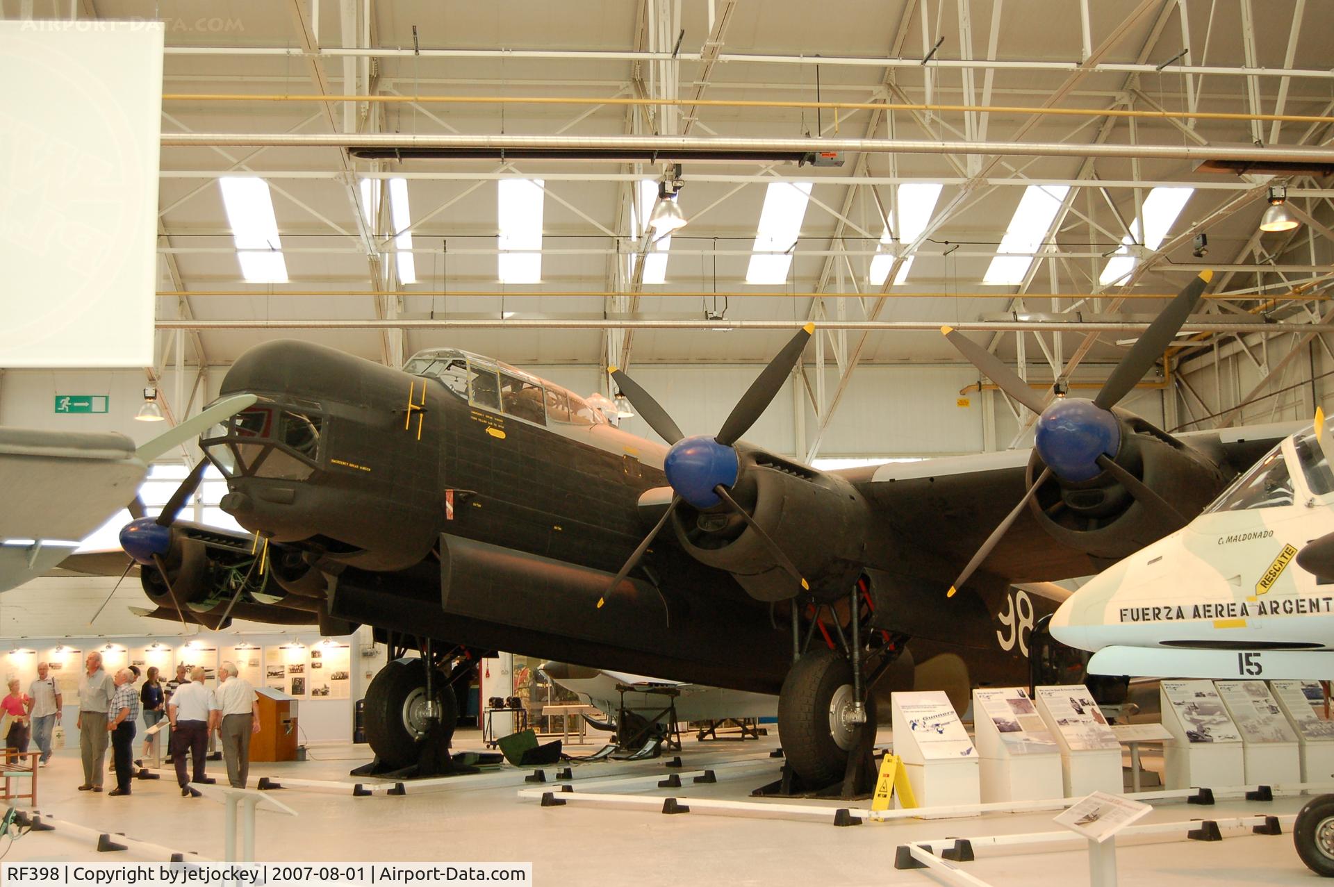 RF398, 1945 Avro 694 Lincoln B.2 C/N Not found RF398, Avro Lincoln RAF Museum Cosford