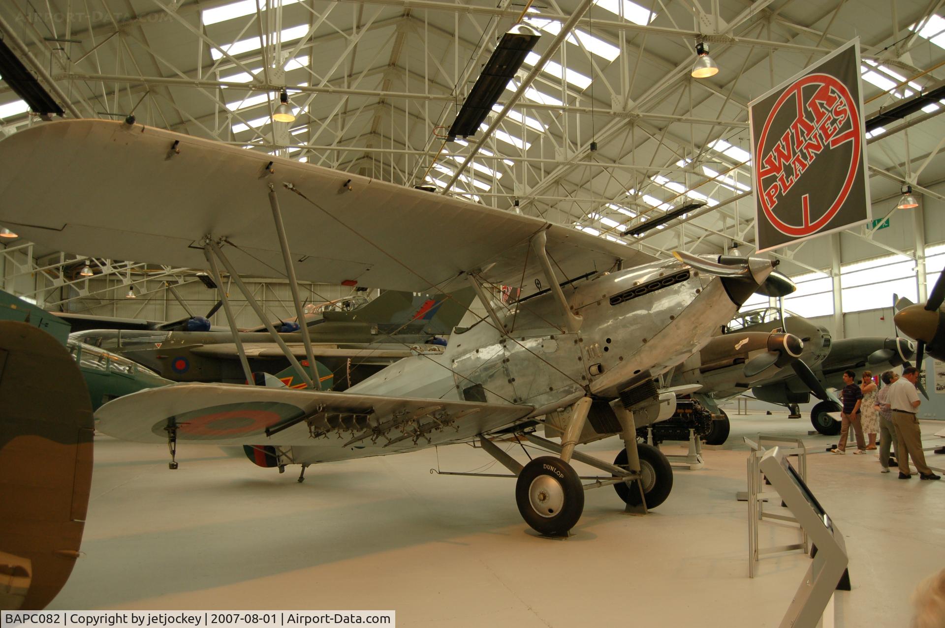 BAPC082, 1937 Hawker Afghan Hind C/N 41H/81899, Hawker Hind RAF Museum Cosford