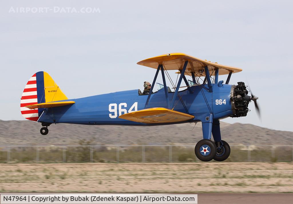 N47964, 1943 Boeing B75N1 C/N 75-7540, Casa Grande