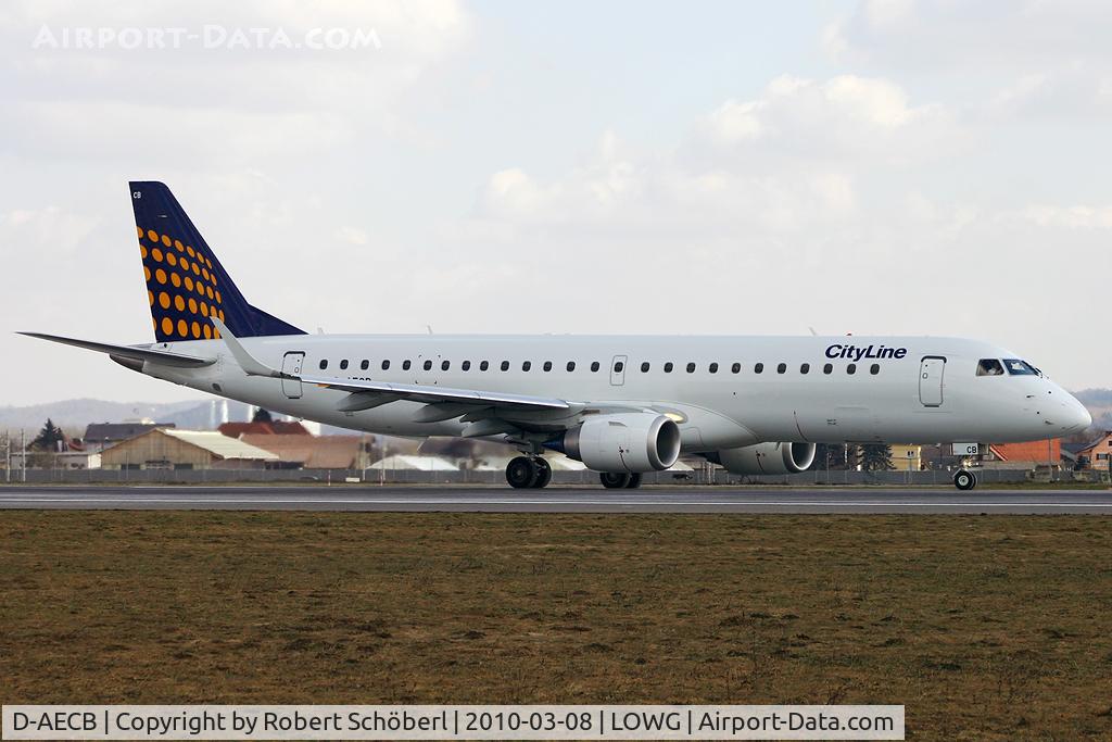 D-AECB, 2009 Embraer 190LR (ERJ-190-100LR) C/N 19000332, D-AECB