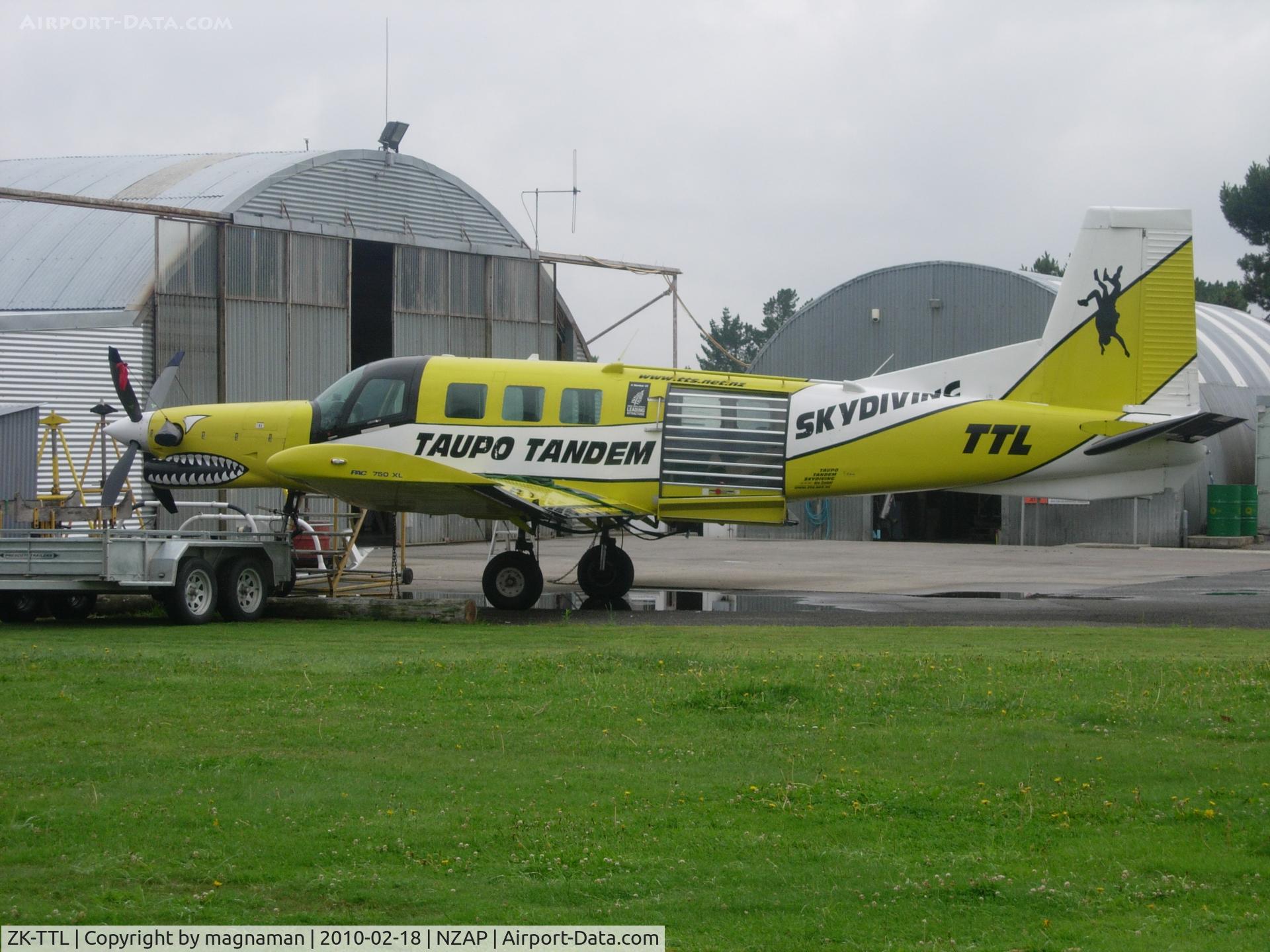 ZK-TTL, 2005 Pacific Aerospace 750XL C/N 104, Ready for another jump