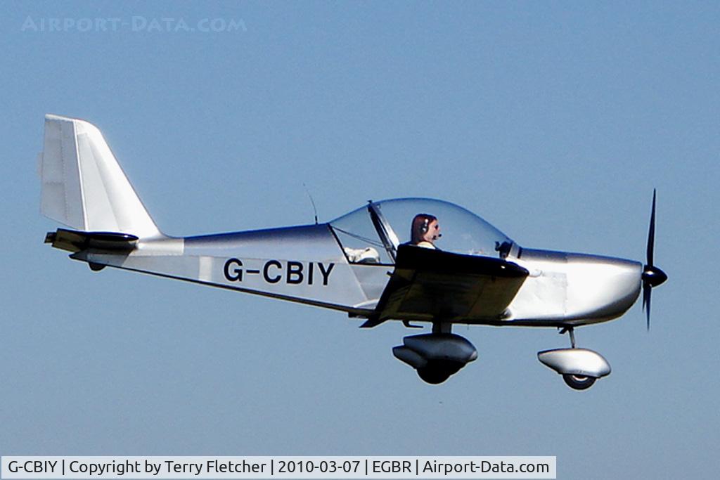 G-CBIY, 2002 Aerotechnik EV-97 Eurostar C/N PFA 315-13846, One of the many aircraft at Breighton on a fine Spring morning