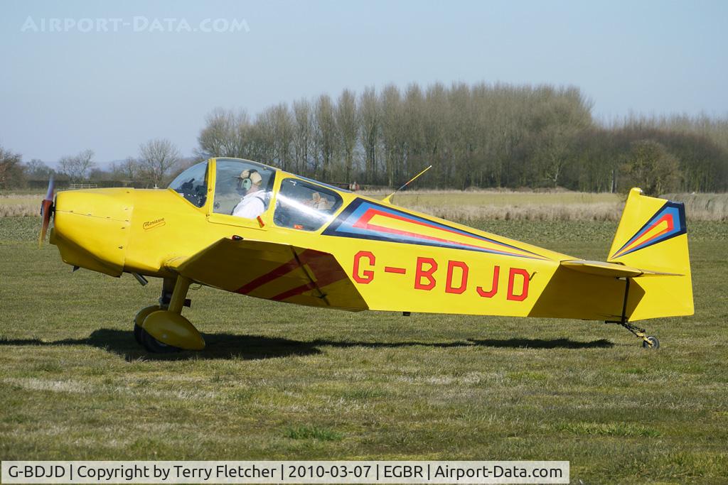 G-BDJD, 1977 Jodel D-112 C/N PFA 910, Jodel D112 - One of the many aircraft at Breighton on a fine Spring morning