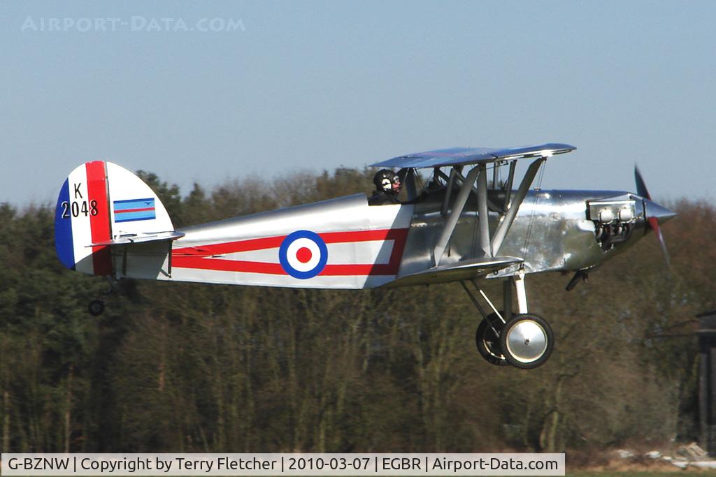 G-BZNW, 2003 Isaacs Fury II C/N PFA 011-13402, K2048 - Isaacs Fury replica - One of the many aircraft at Breighton on a fine Spring morning