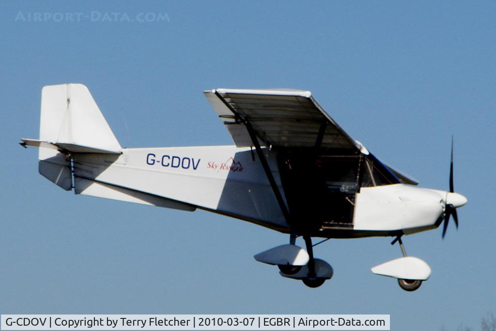 G-CDOV, 2005 Best Off Skyranger 912(2) C/N BMAA/HB/459, One of the many aircraft at Breighton on a fine Spring morning