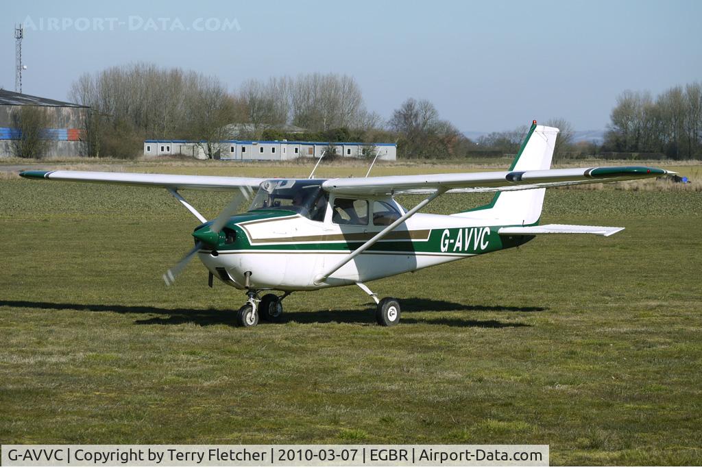 G-AVVC, 1967 Reims F172H Skyhawk C/N 0443, One of the many aircraft at Breighton on a fine Spring morning