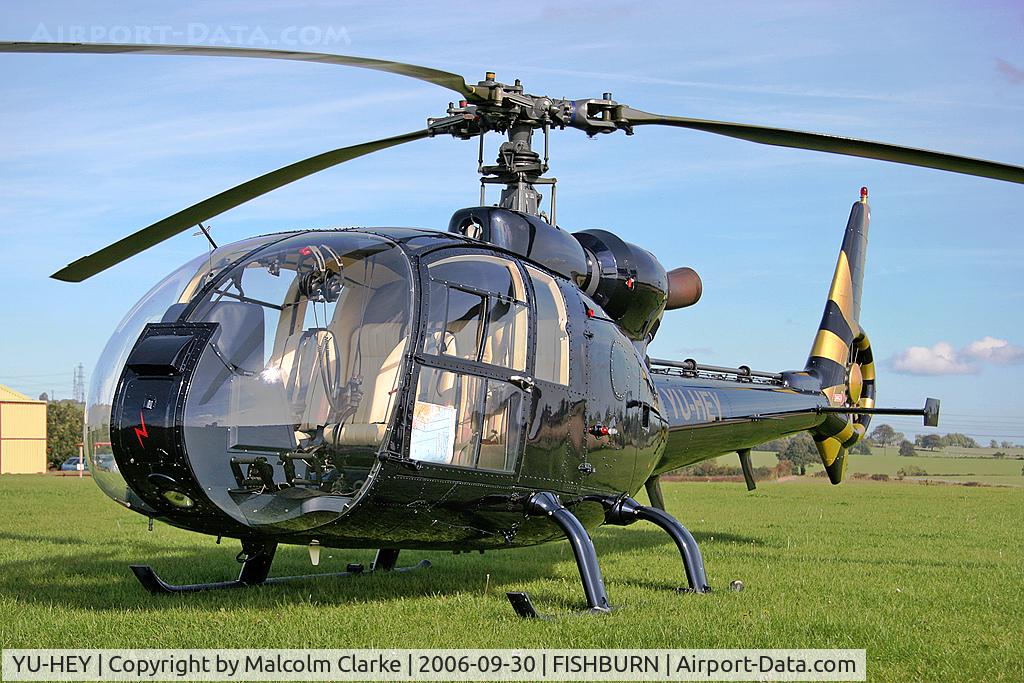 YU-HEY, Aerospatiale SA-341G Gazelle C/N 1320, Aerospatiale SA-341G Gazelle at Fishburn Airfield, UK in 2006.