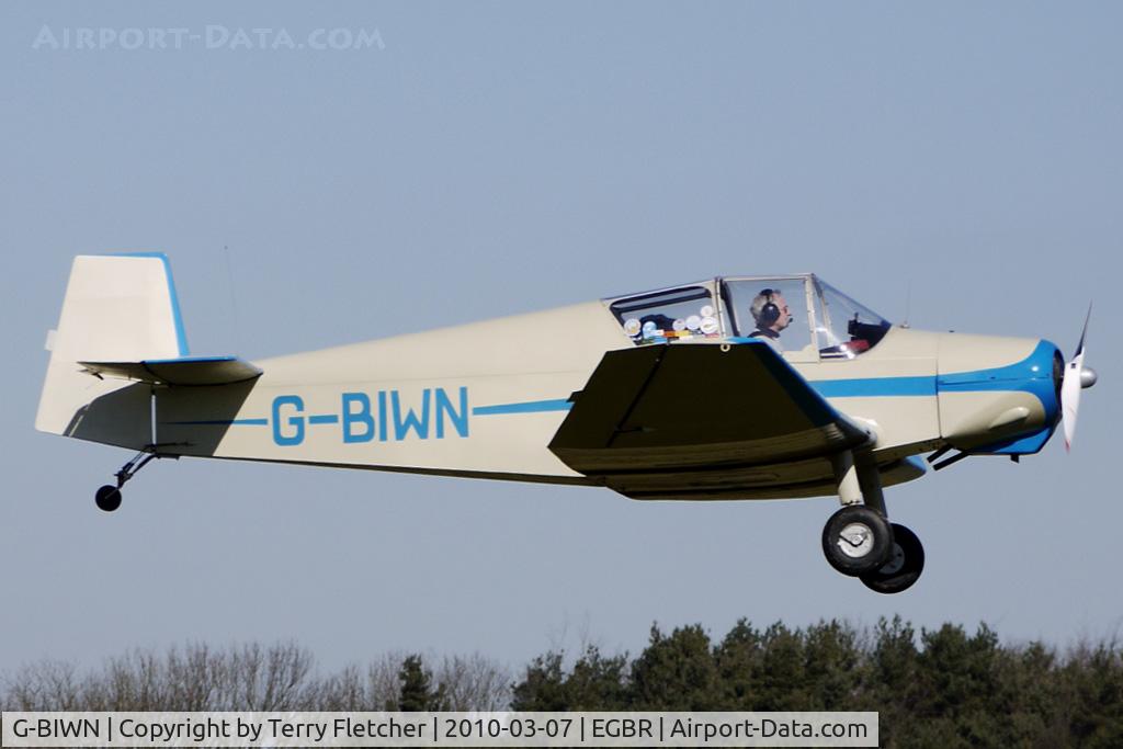 G-BIWN, 1966 Jodel D-112 C/N 1314, Jodel D112 - One of the many aircraft at Breighton on a fine Spring morning