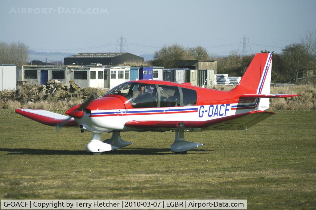 G-OACF, 2003 Robin DR-400-180 Regent Regent C/N 2534, Robin DR400 /180 - One of the many aircraft at Breighton on a fine Spring morning