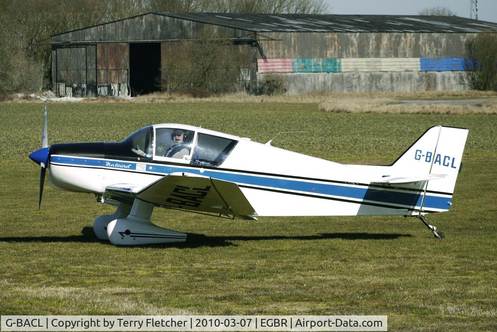G-BACL, 1963 SAN Jodel D-150 Mascaret C/N 31, Jodel D150 - One of the many aircraft at Breighton on a fine Spring morning