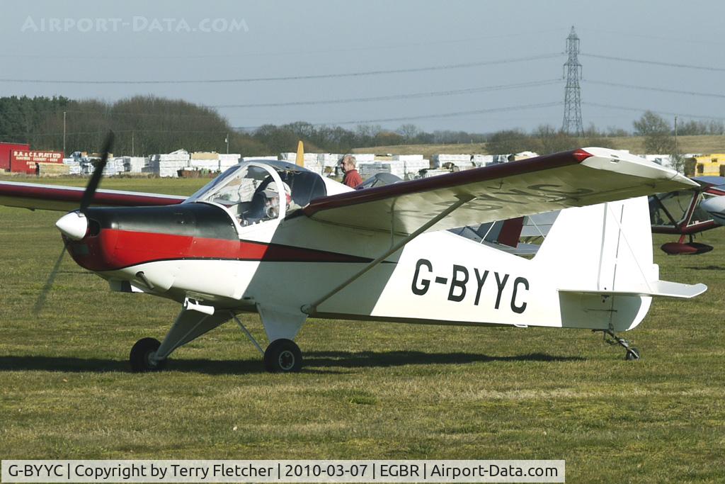 G-BYYC, 2000 Hapi Cygnet SF-2A C/N PFA 182-12311, HAPI CYGNET SF-2A - One of the many aircraft at Breighton on a fine Spring morning