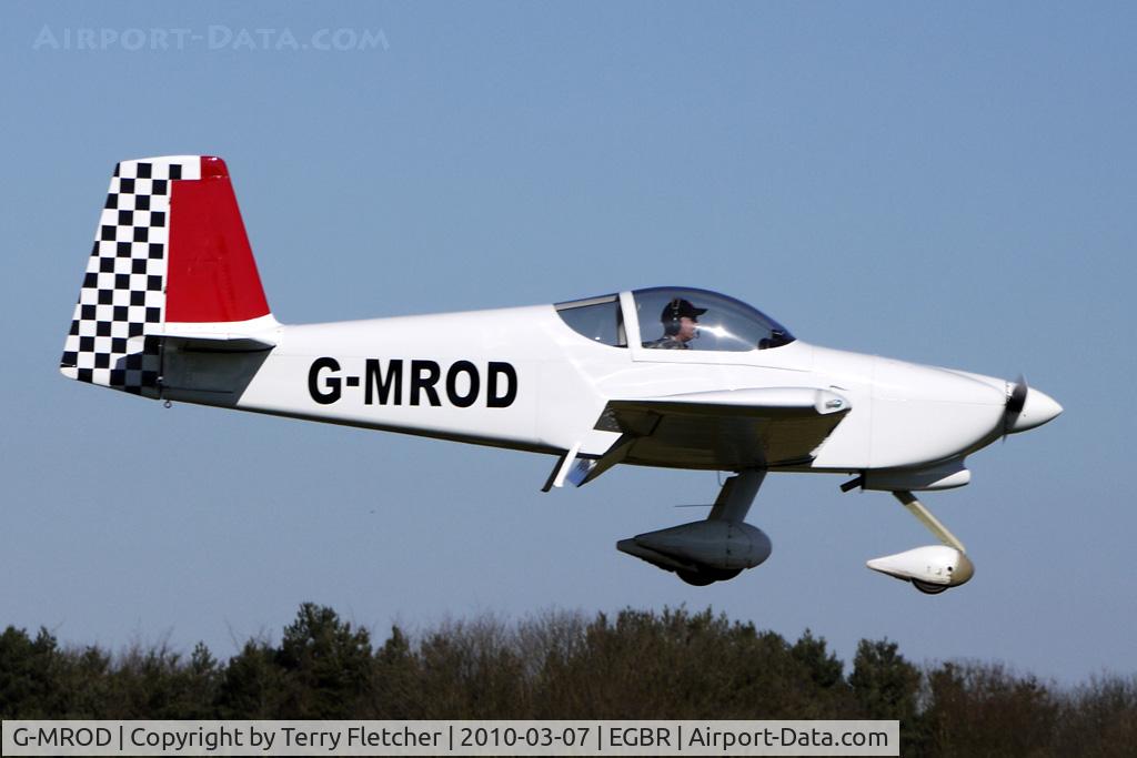G-MROD, 2007 Vans RV-7A C/N PFA 323-14432, Vans RV-7A  -   One of the many aircraft at Breighton on a fine Spring morning