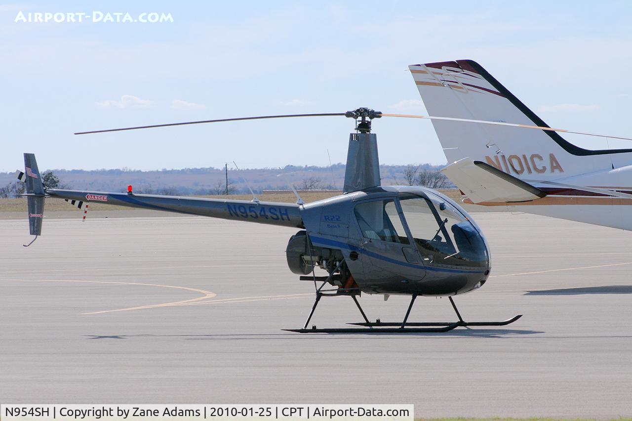 N954SH, 2005 Robinson R22 Beta C/N 3924, Former Sliver State Helicopters Robinson at Cleburne Municipal