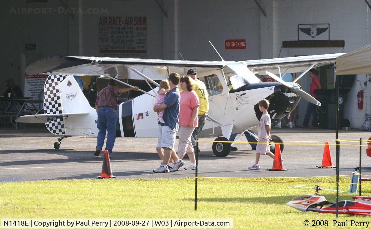 N1418E, 1946 Champion 7AC C/N 7AC-4981, Getting her set-up in place