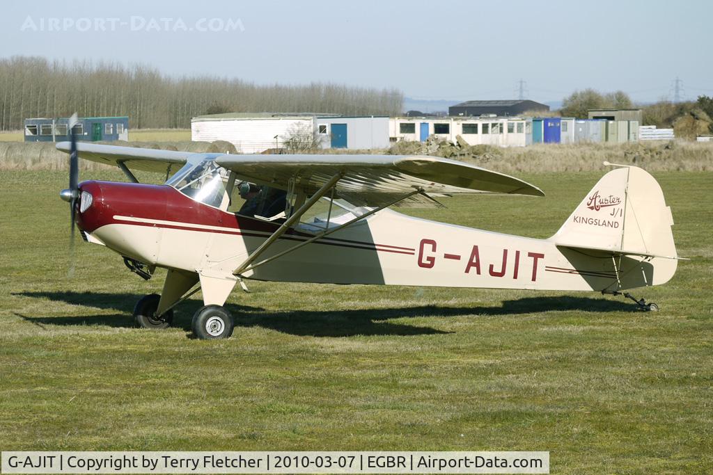 G-AJIT, 1946 Auster J-1 Kingsland C/N 2337, 1946 Kingsland Aviation Ltd AUSTER KINGSLAND - One of the many aircraft at Breighton on a fine Spring morning