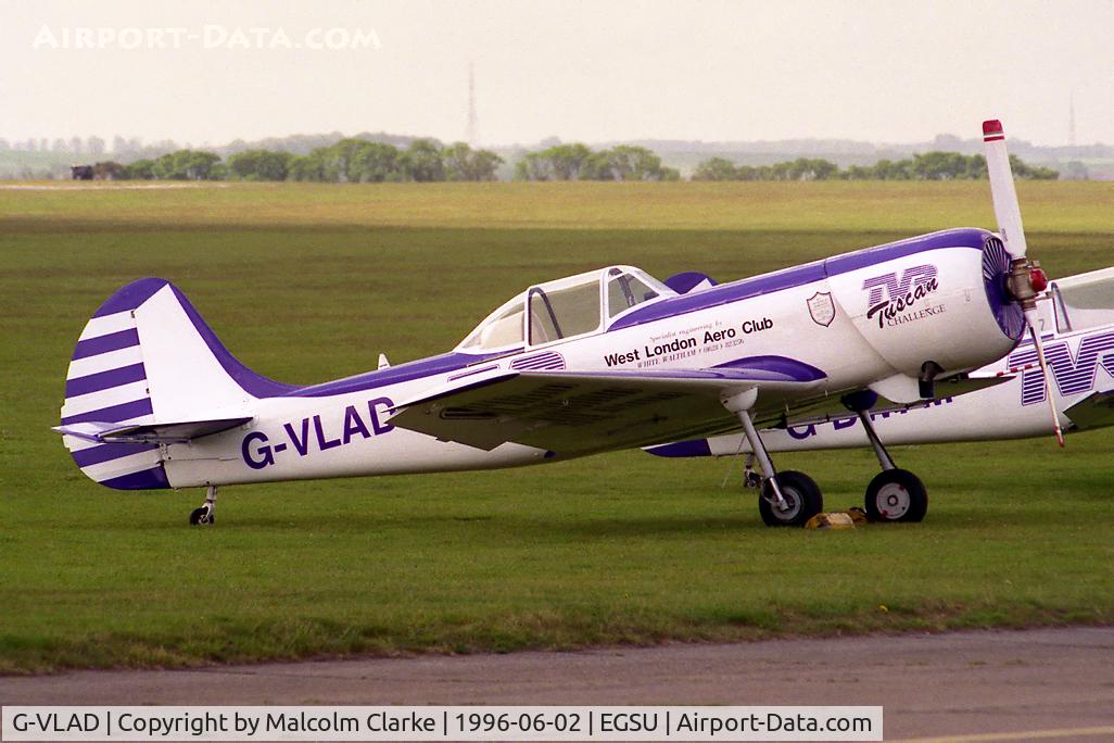 G-VLAD, 1979 Yakovlev Yak-50 C/N 791502, Yakovlev Yak-50. At Duxford's Classic Jet & Fighter Display in 1996