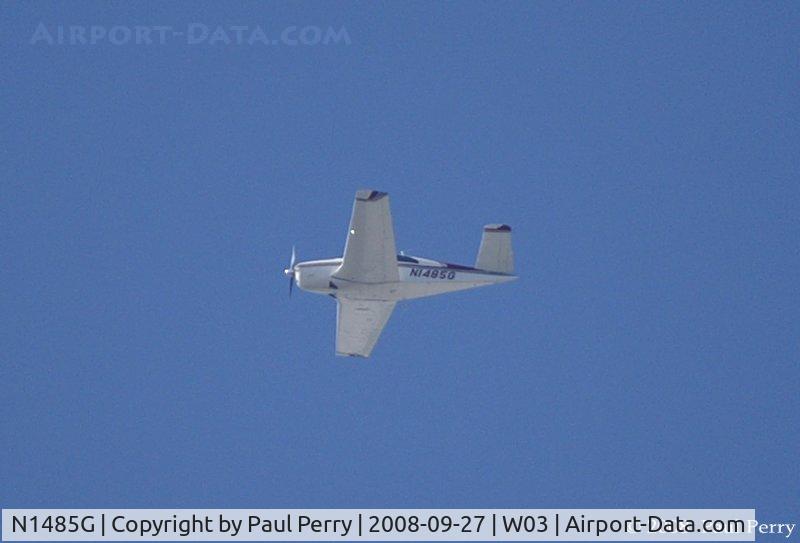 N1485G, 1962 Beech P35 Bonanza C/N D-6933, In transit over the fly-in