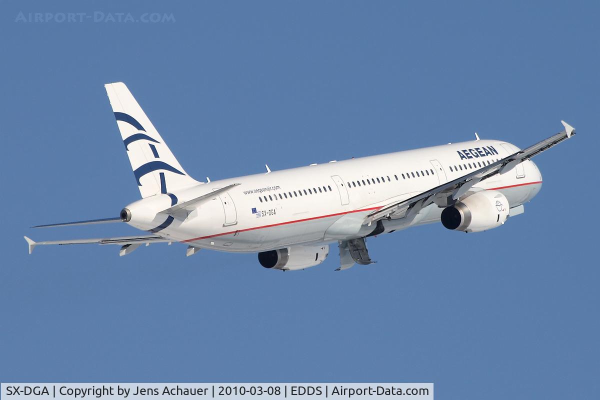 SX-DGA, 2009 Airbus A321-231 C/N 3878, Aegan Airlines - Airbus A321-231 - Reg. SX-DGA