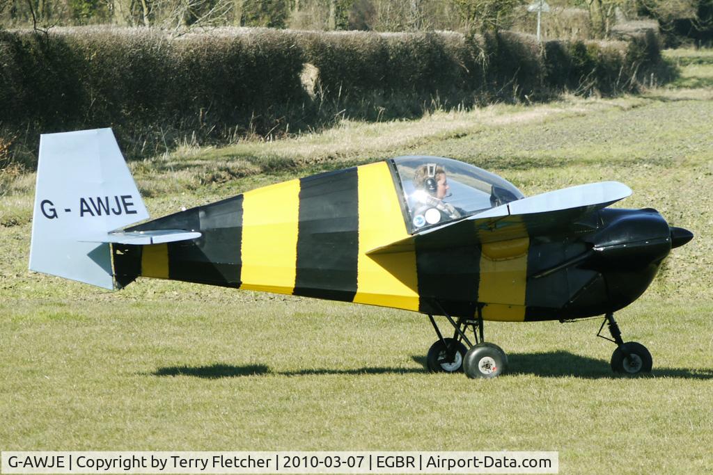 G-AWJE, 1968 Tipsy T-66 Nipper Mk 3 C/N S121, Slingsby Nipper - One of the many aircraft at Breighton on a fine Spring morning