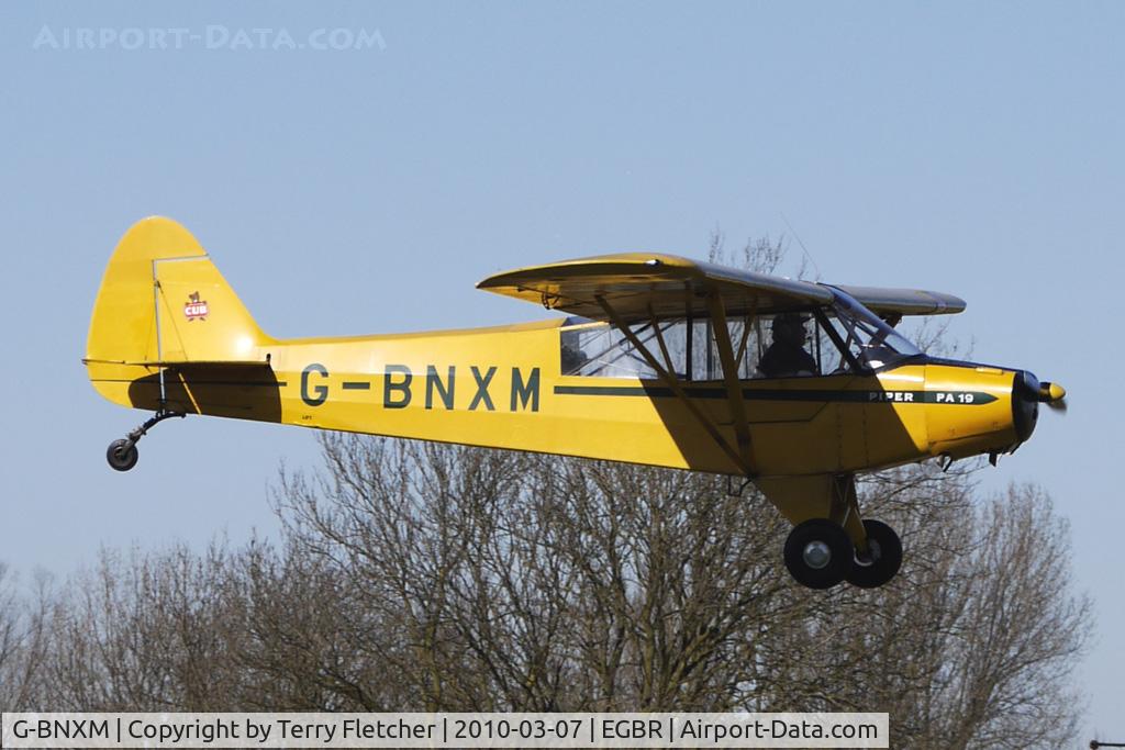 G-BNXM, 1954 Piper L-21B Super Cub (PA-18-135) C/N 18-4019, 1954 Piper PIPER L21B (MODIFIED)  - One of the many aircraft at Breighton on a fine Spring morning