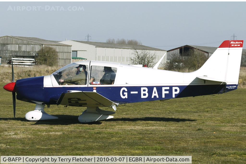 G-BAFP, 1972 Robin DR-400-160 Chevalier C/N 735, 1972 Avions Pierre Robin CEA DR400/160 - One of the many aircraft at Breighton on a fine Spring morning