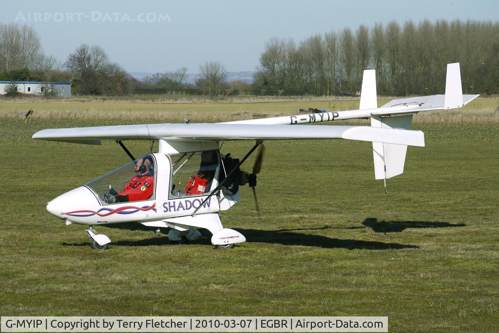 G-MYIP, 1993 CFM Shadow Series DD C/N K198, 1993 Cfm Metal-fax SHADOW SERIES CD - One of the many aircraft at Breighton on a fine Spring morning