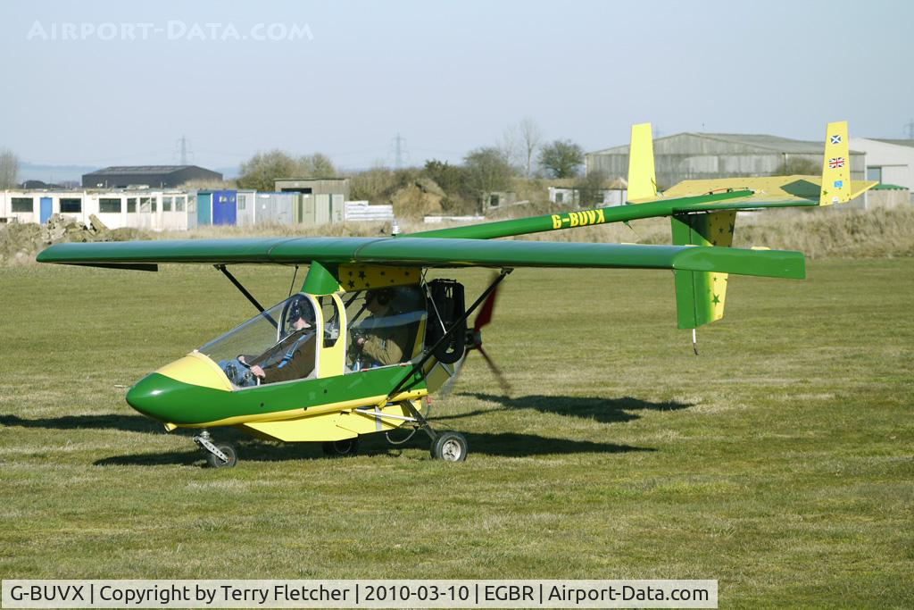 G-BUVX, 1994 CFM Streak Shadow C/N PFA 206-12410, 1994 Linney Gkr STREAK SHADOW - One of the many aircraft at Breighton on a fine Spring morning
