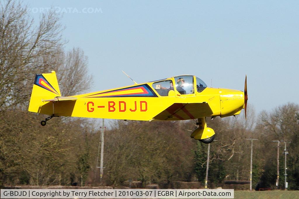 G-BDJD, 1977 Jodel D-112 C/N PFA 910, Jodel D112 - One of the many aircraft at Breighton on a fine Spring morning