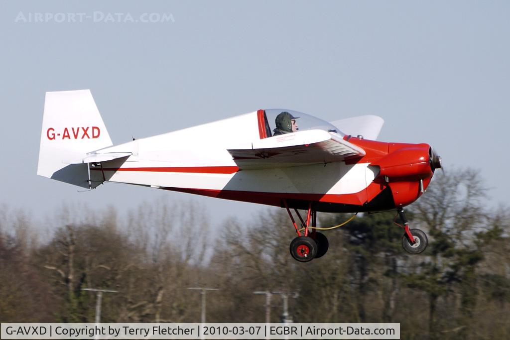 G-AVXD, 1967 Slingsby T.66 Nipper 3 C/N S109, Slingsby Nipper - One of the many aircraft at Breighton on a fine Spring morning