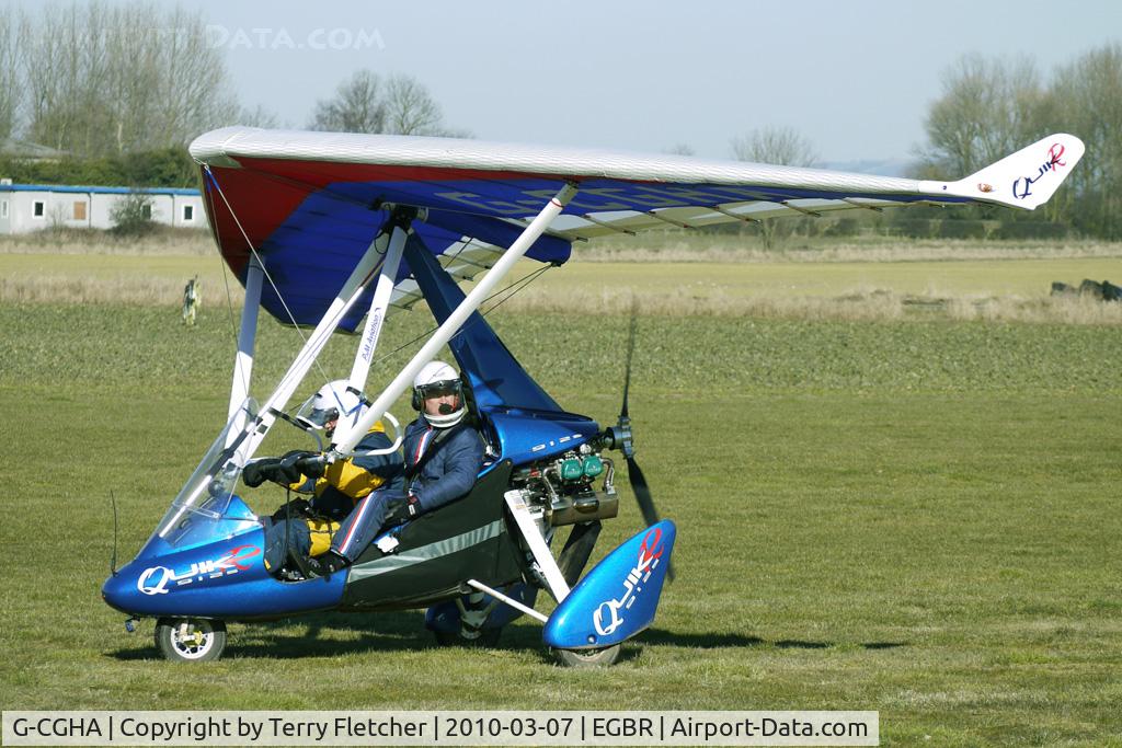 G-CGHA, 2009 P&M Aviation QuikR C/N 8499, One of the many aircraft at Breighton on a fine Spring morning