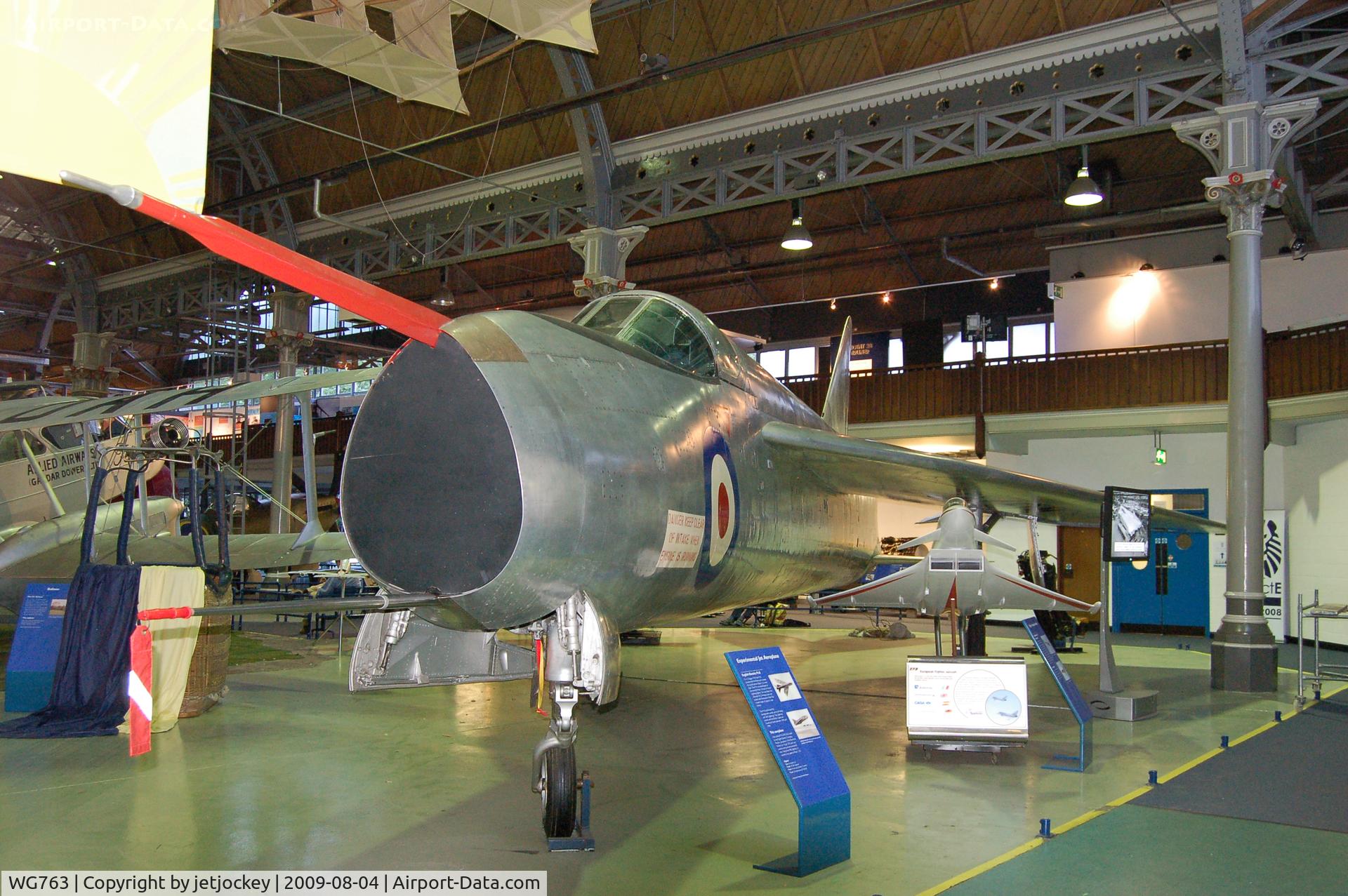 WG763, 1955 English Electric P.1A C/N 95003, English Electric P1A Museum of Science and Industry Manchester