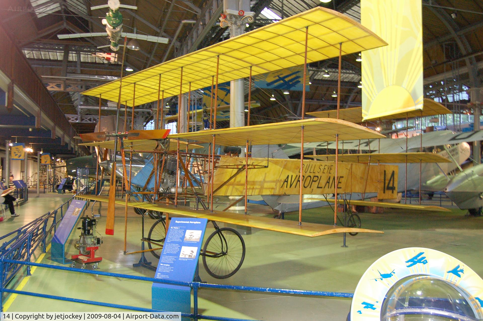 14, Avro Triplane Replica C/N Not found 14, Replica Avro Triplane Museum of Science and Industry Manchester