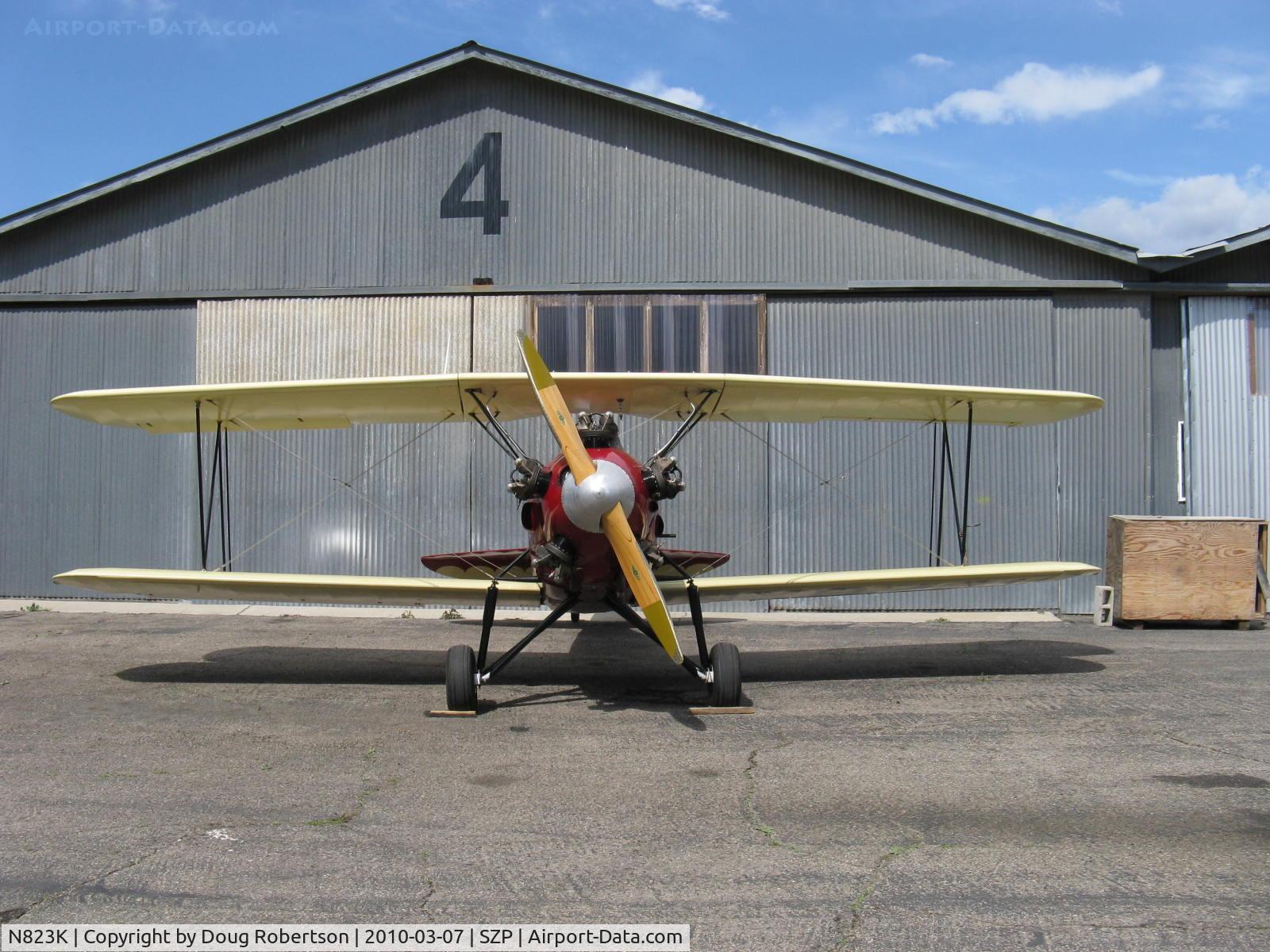 N823K, 1993 Great Lakes 2T-1A Sport Trainer C/N 1020, 1993 Ball GREAT LAKES 2T-1AK, Kinner R 56 5 cylinder rsadial 160 Hp modified for fuel injection