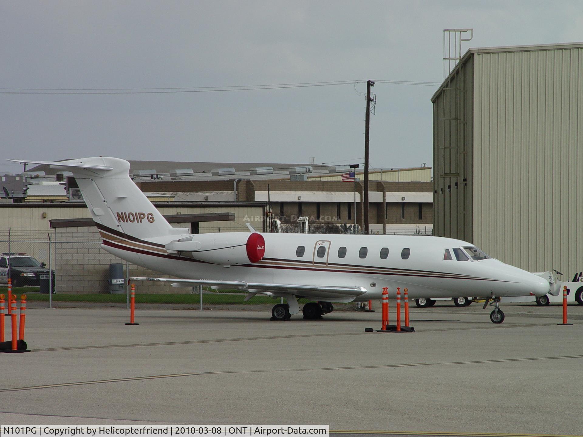 N101PG, 1986 Cessna 650 Citation III C/N 650-0126, Parked at Ontario
