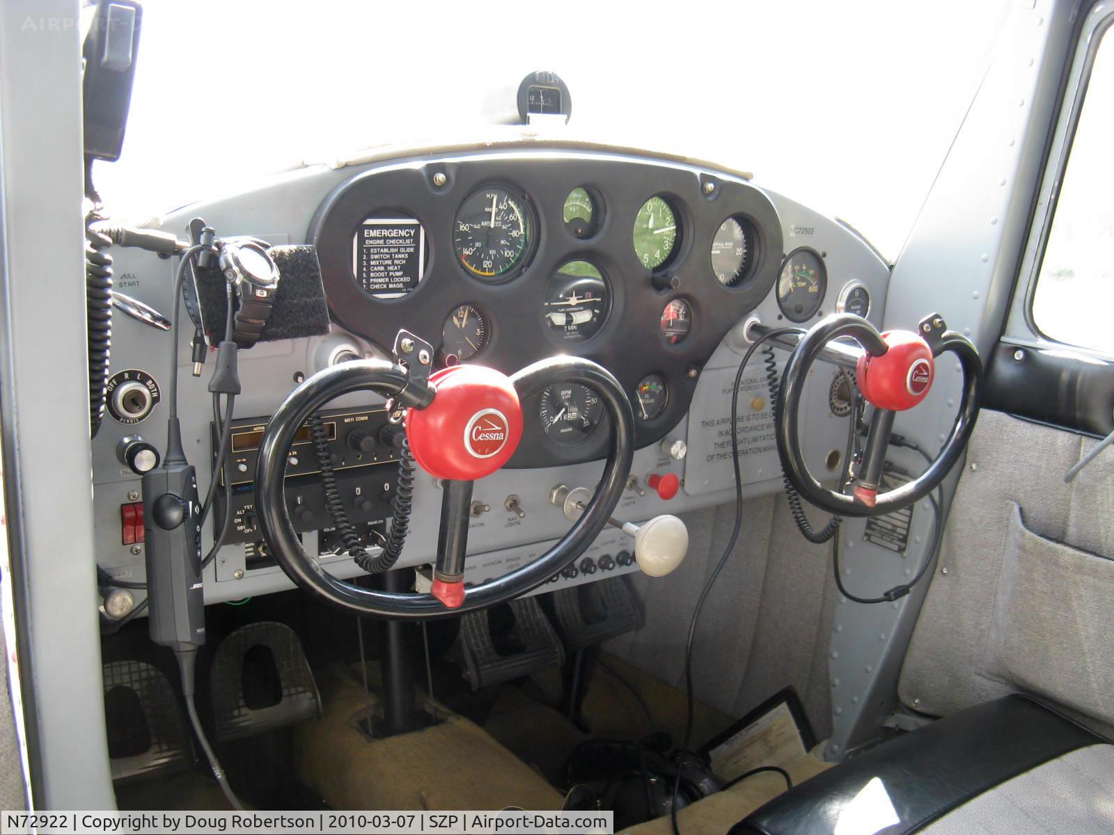 N72922, 1946 Cessna 140 C/N 10120, 1946 Cessna 140, Continental C85 85 Hp, good instrument panel